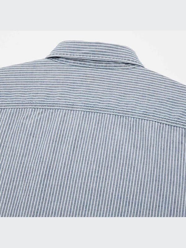 ヒッコリーワークシャツ（長袖）