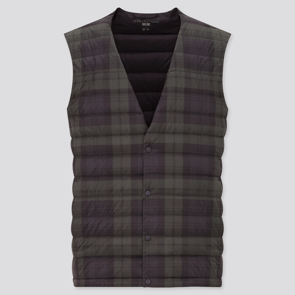 ウルトラライトダウンコンパクトベスト チェック Men ユニクロ