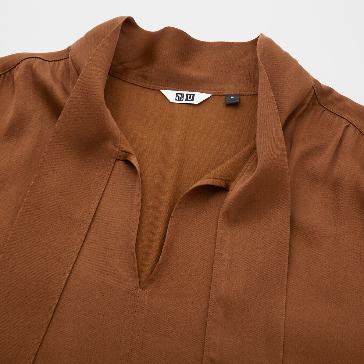 クレープボウタイワンピース 5分袖 Women ユニクロ