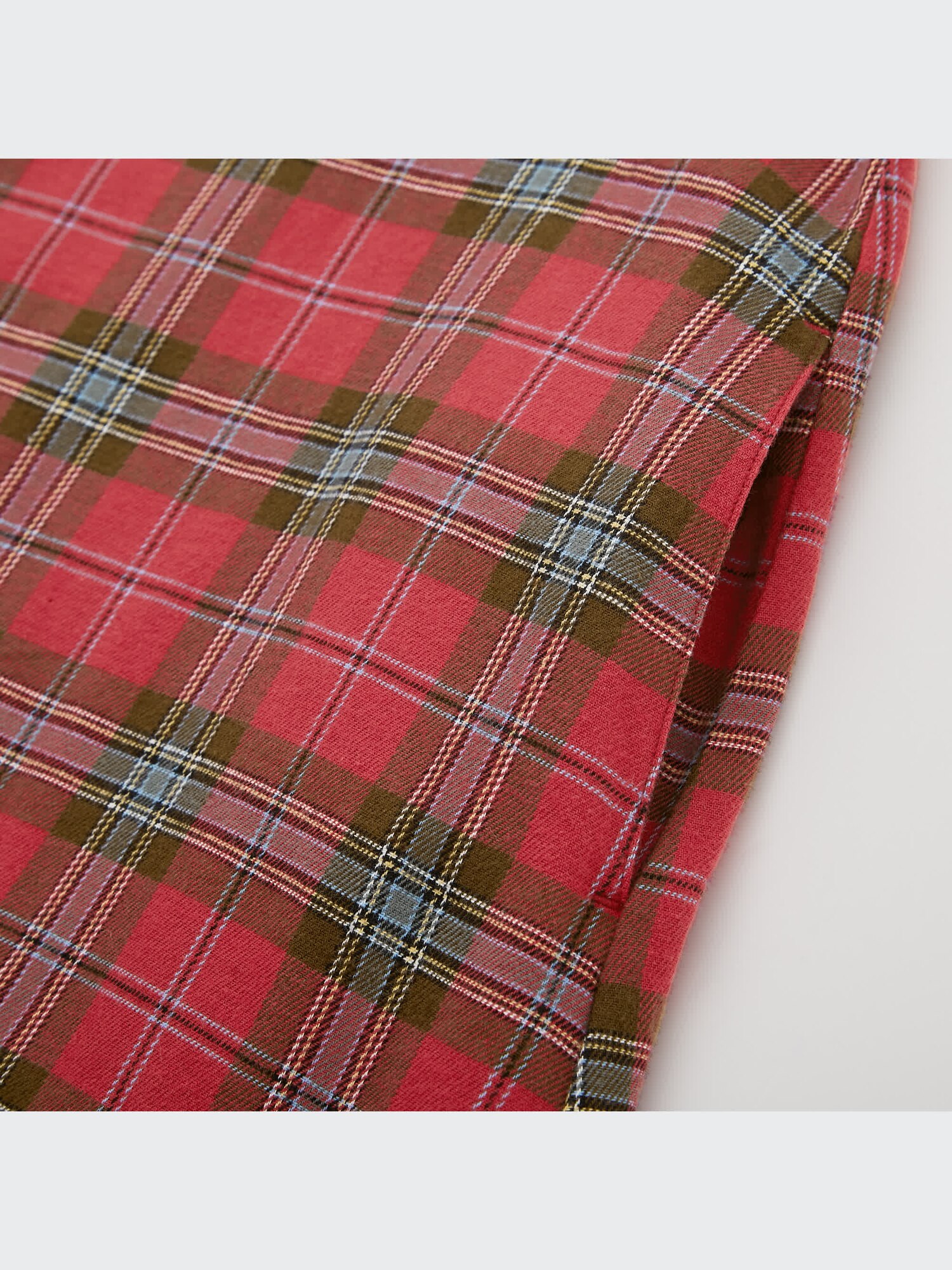 ユニクロ公式 | GIRLS フランネルチェックワンピース（長袖）