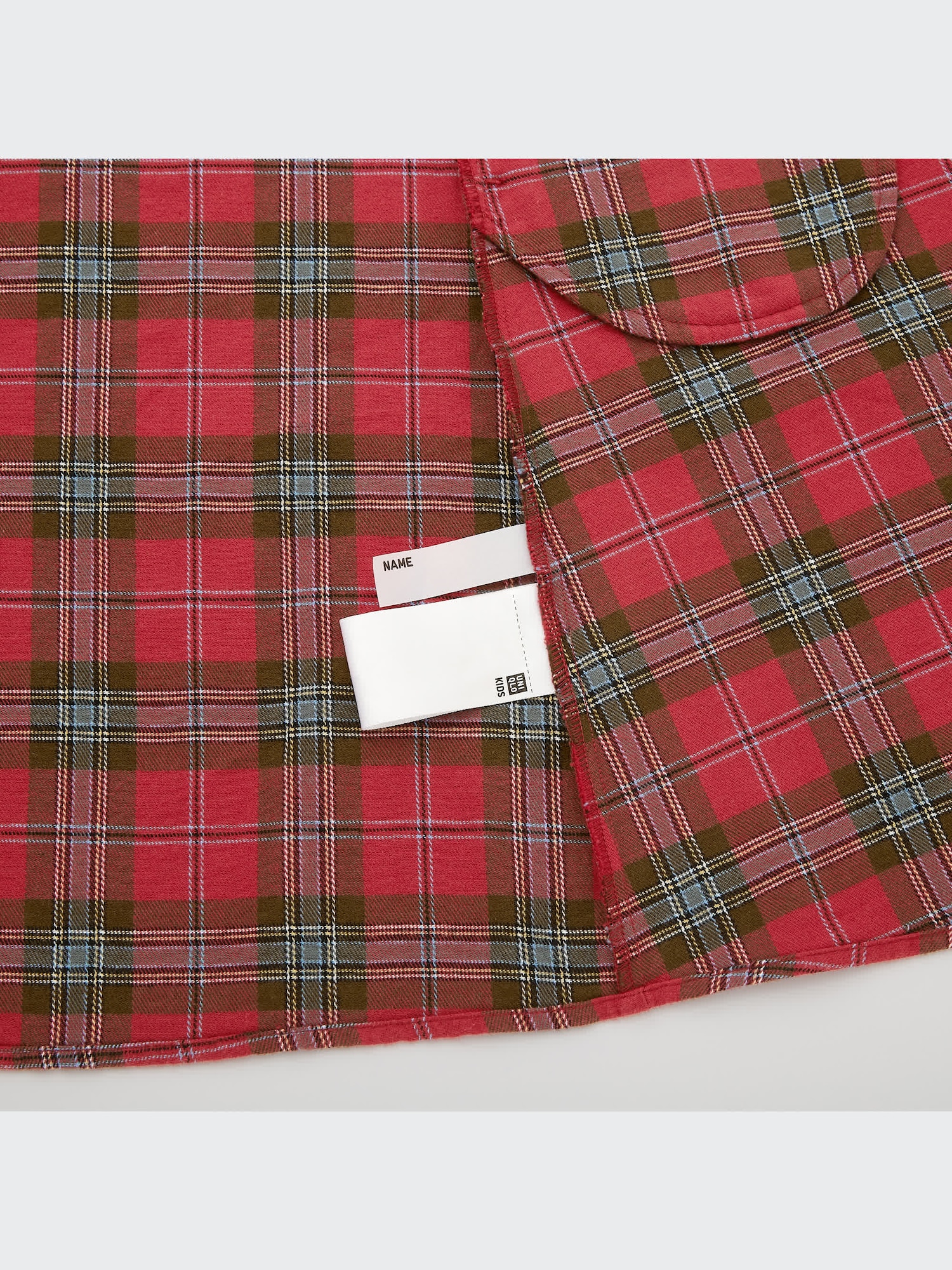 ユニクロ公式 | GIRLS フランネルチェックワンピース（長袖）