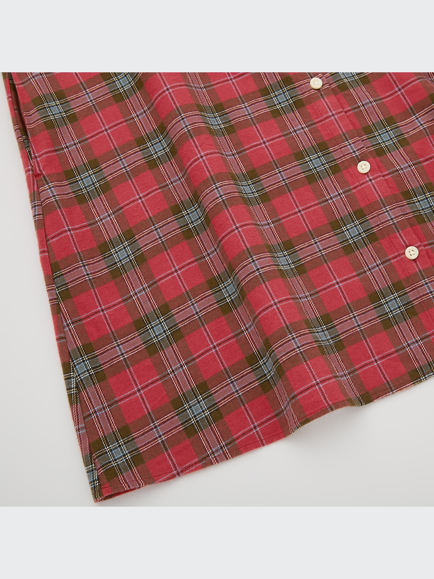 ユニクロ公式 | GIRLS フランネルチェックワンピース（長袖）