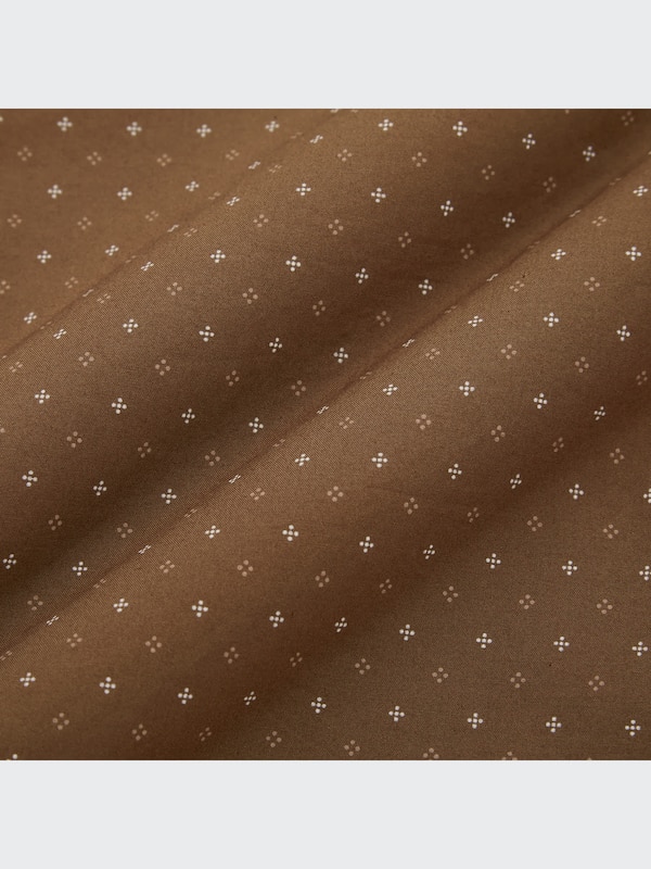 エクストラファインコットンブロードプリントシャツ（ボタンダウンカラー・長袖）