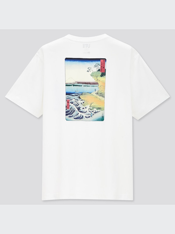 江戸浮世絵 2020 秋冬 UT グラフィックTシャツ 歌川広重（半袖・レギュラーフィット）