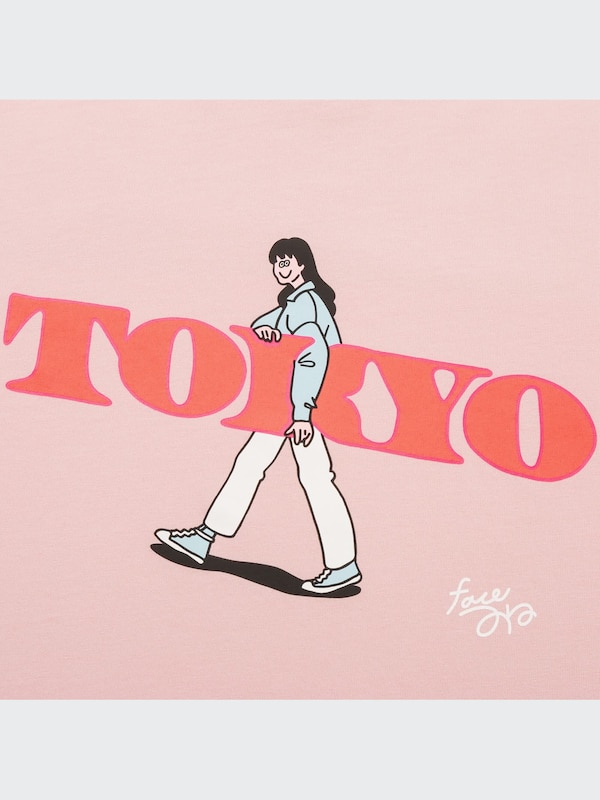 TOKYO UT グラフィックTシャツ FACE Oka（半袖・レギュラーフィット）