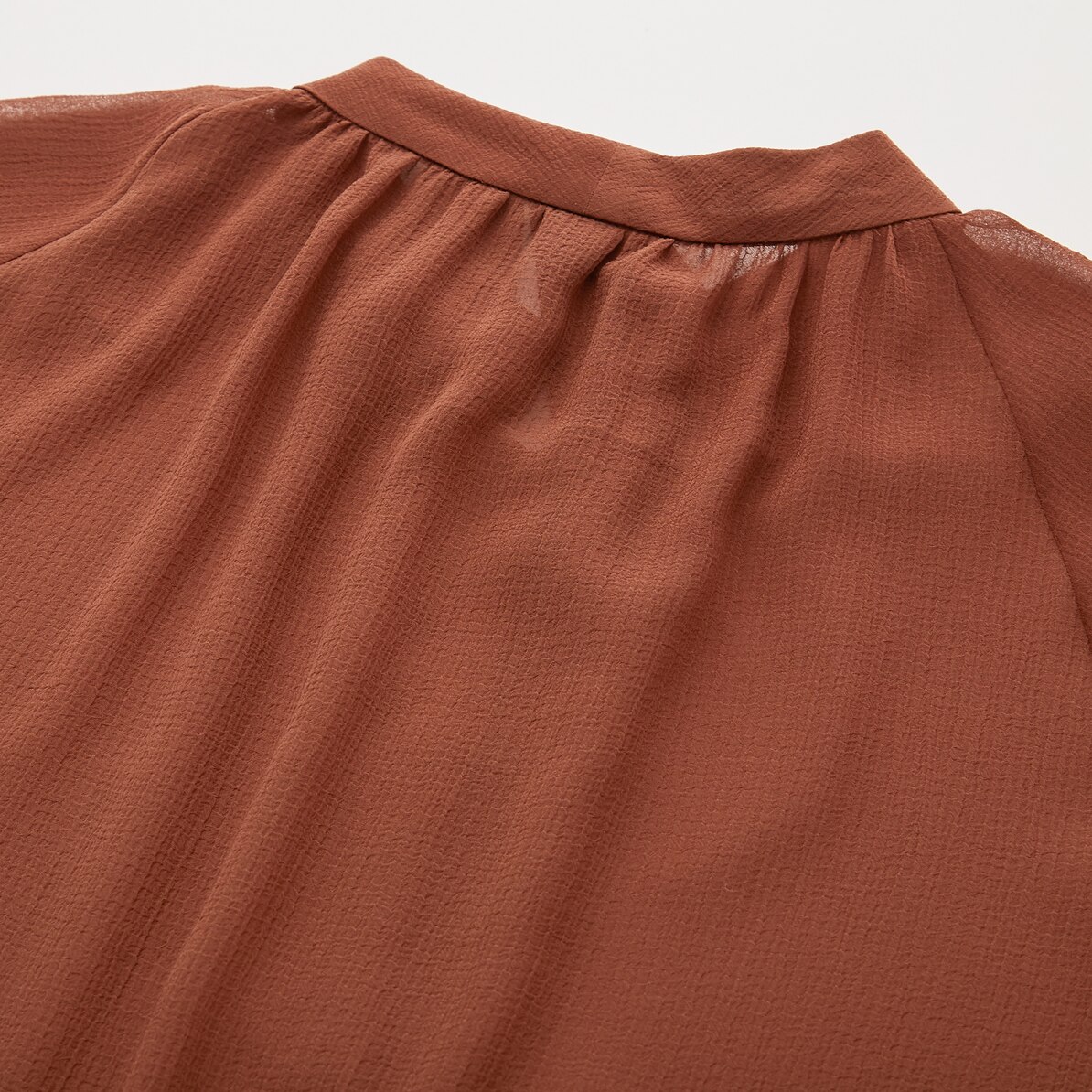 シフォンボウタイロングワンピース 7分袖 Women ユニクロ