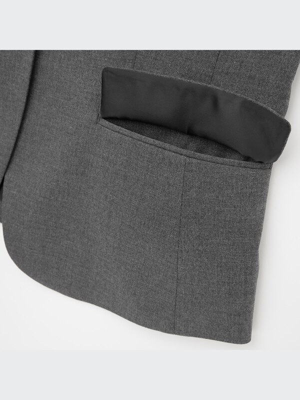 ストレッチテーラードジ  ャケット（無地・ストライプ・1つボタン・ロング丈）21年春夏モデル