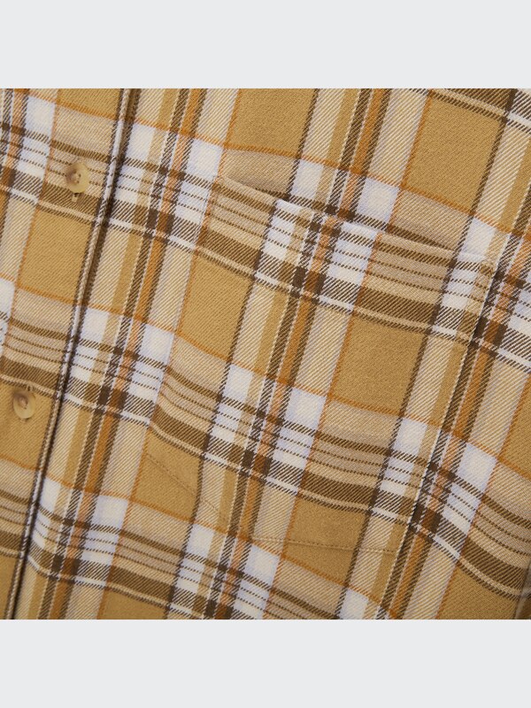 フランネルシャツワンピース（長袖）