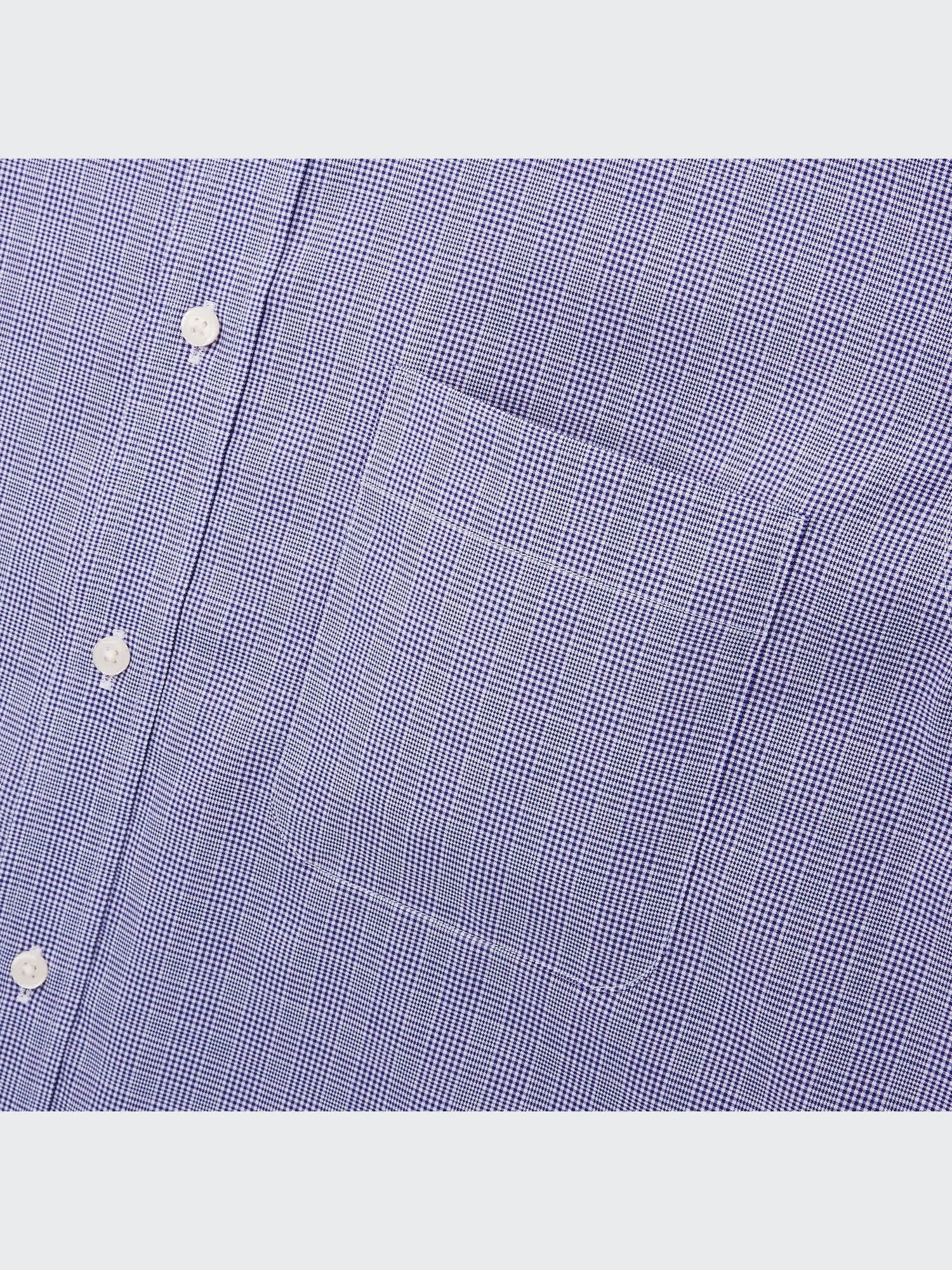 ユニクロ公式 | ファインクロスチェックシャツ（ボタンダウンカラー