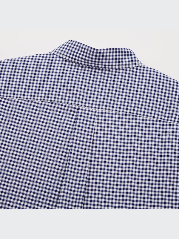 エクストラファインコットンブロードチェックシャツ（ボタンダウンカラー・長袖）