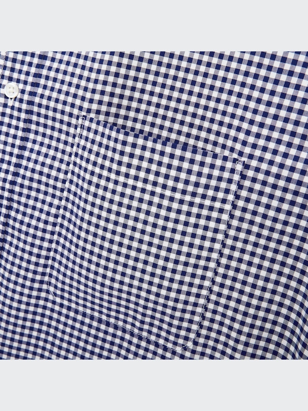 エクストラファインコットンブロードチェックシャツ（ボタンダウンカラー・長袖）