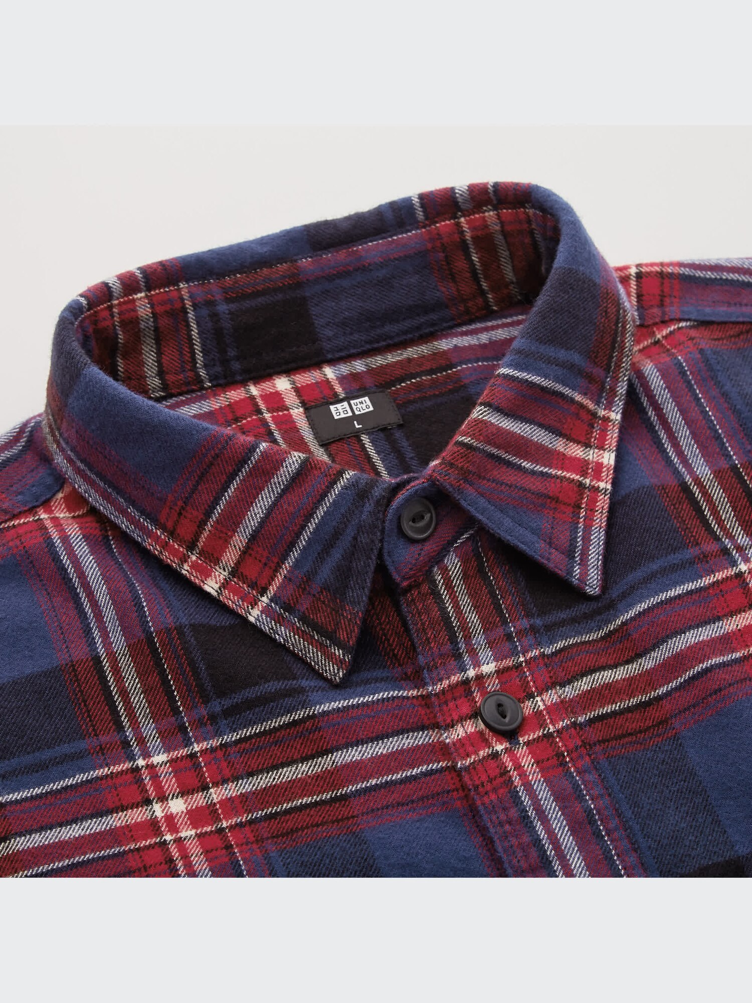 ユニクロ公式 | フランネルチェックシャツ（レギュラーカラー・長袖）