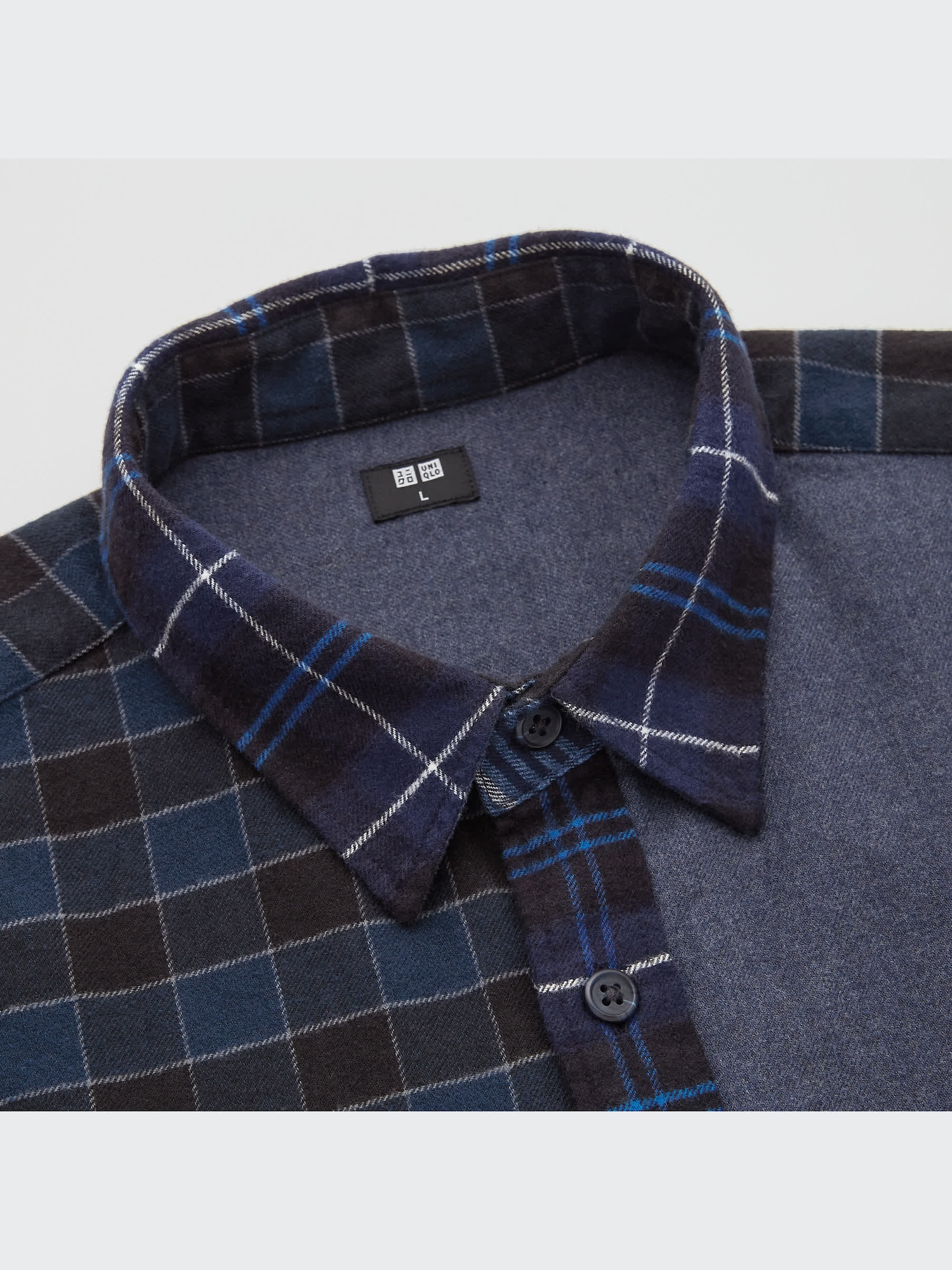 ユニクロ公式 | フランネルチェックシャツ（長袖）