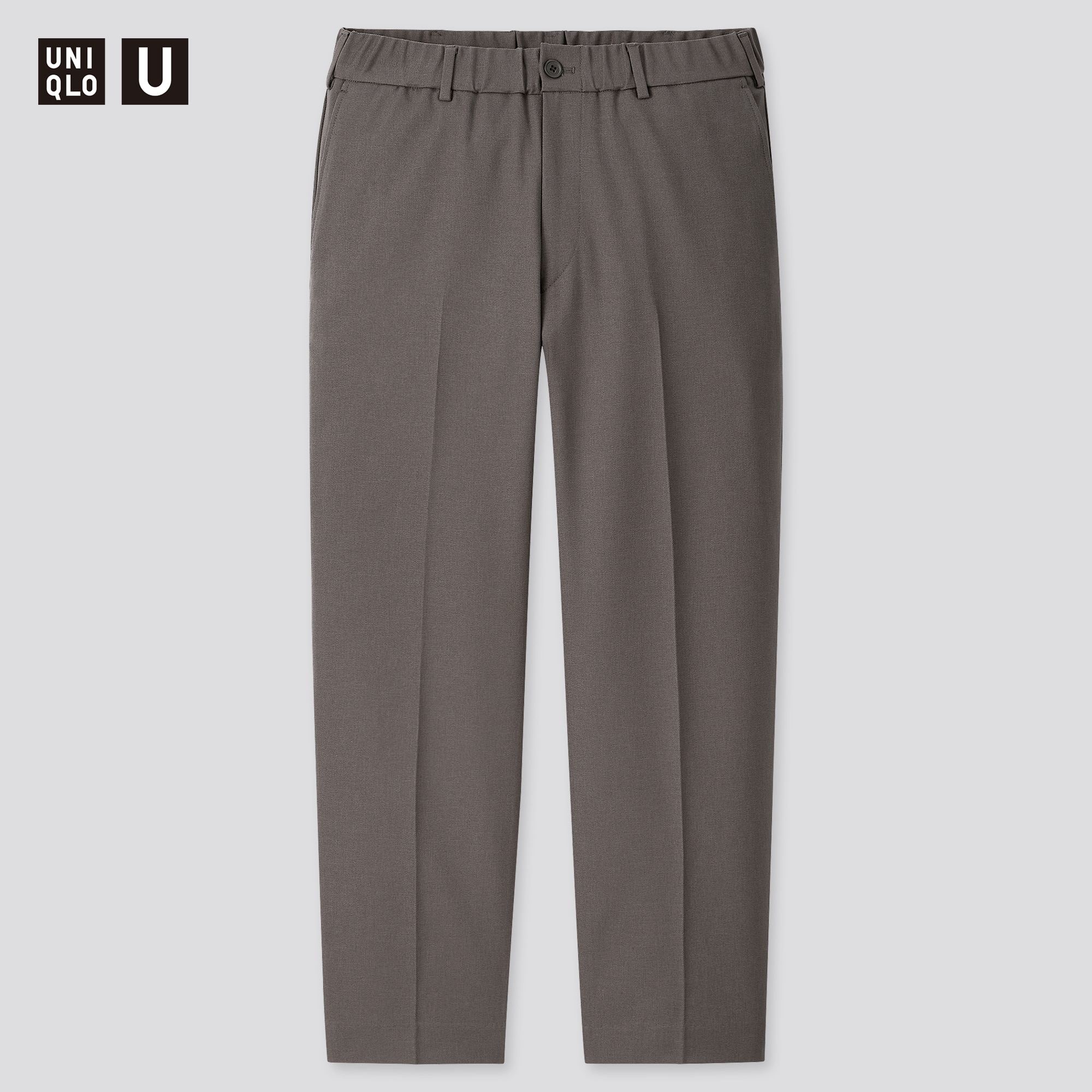 20AW UNIQLO U ユニクロ ワイドフィットテーパードパンツ グレー L