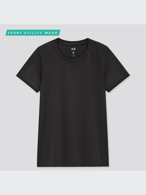 WOMEN'S DRY-EX CREW NECK SHORT SLEEVE T-SHIRT UNIQLO PH