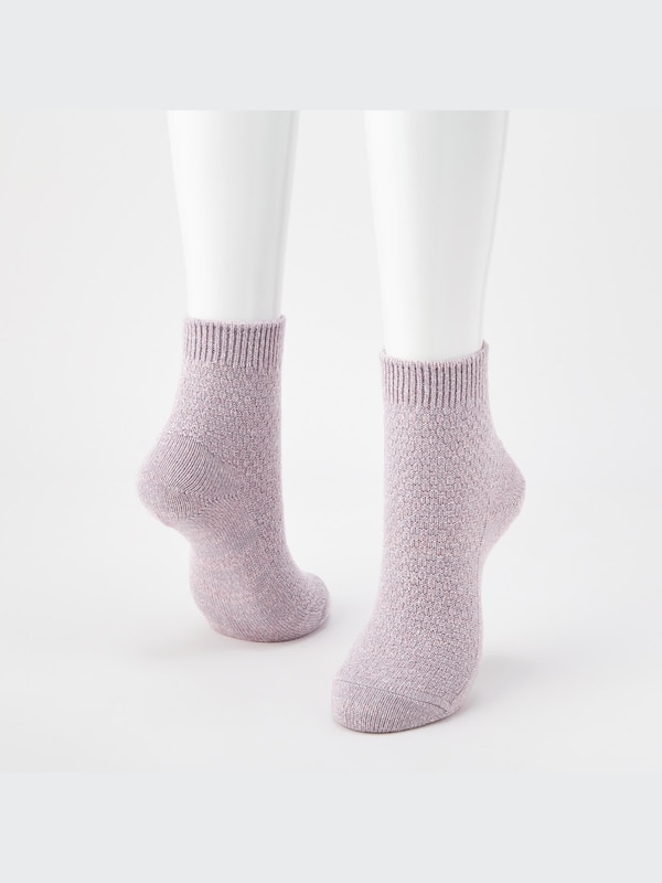 ヒートテックソックス（クルーカノコ・2足組）