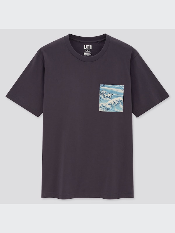 江戸浮世絵 2020 秋冬 UT グラフィックTシャツ 葛飾北斎（半袖・レギュラーフィット）