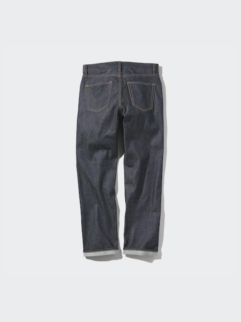 SELVEDGE REGULAR FIT STRAIGHT JEANS UNIQLO SG