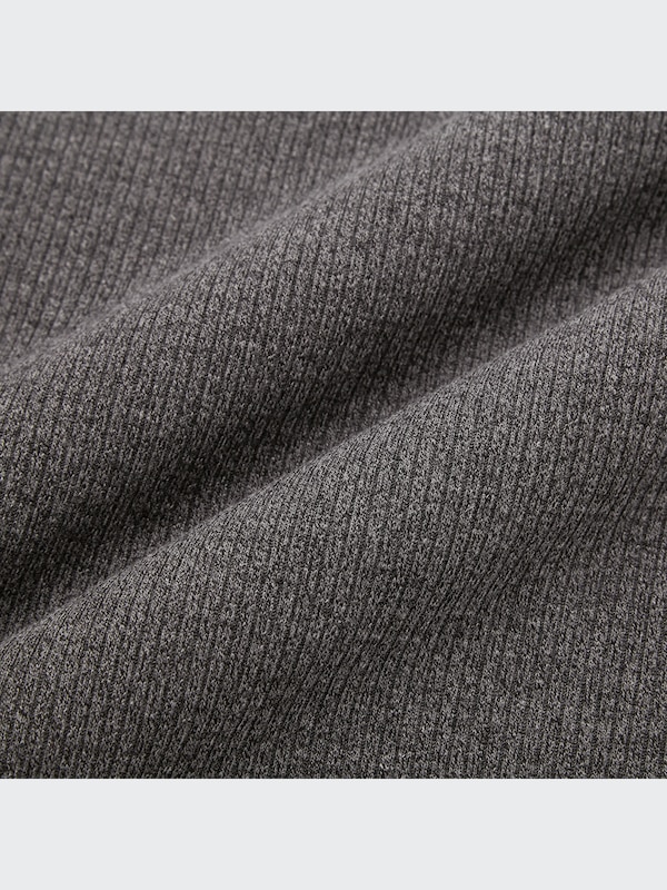 リブクルーネックT（長袖）