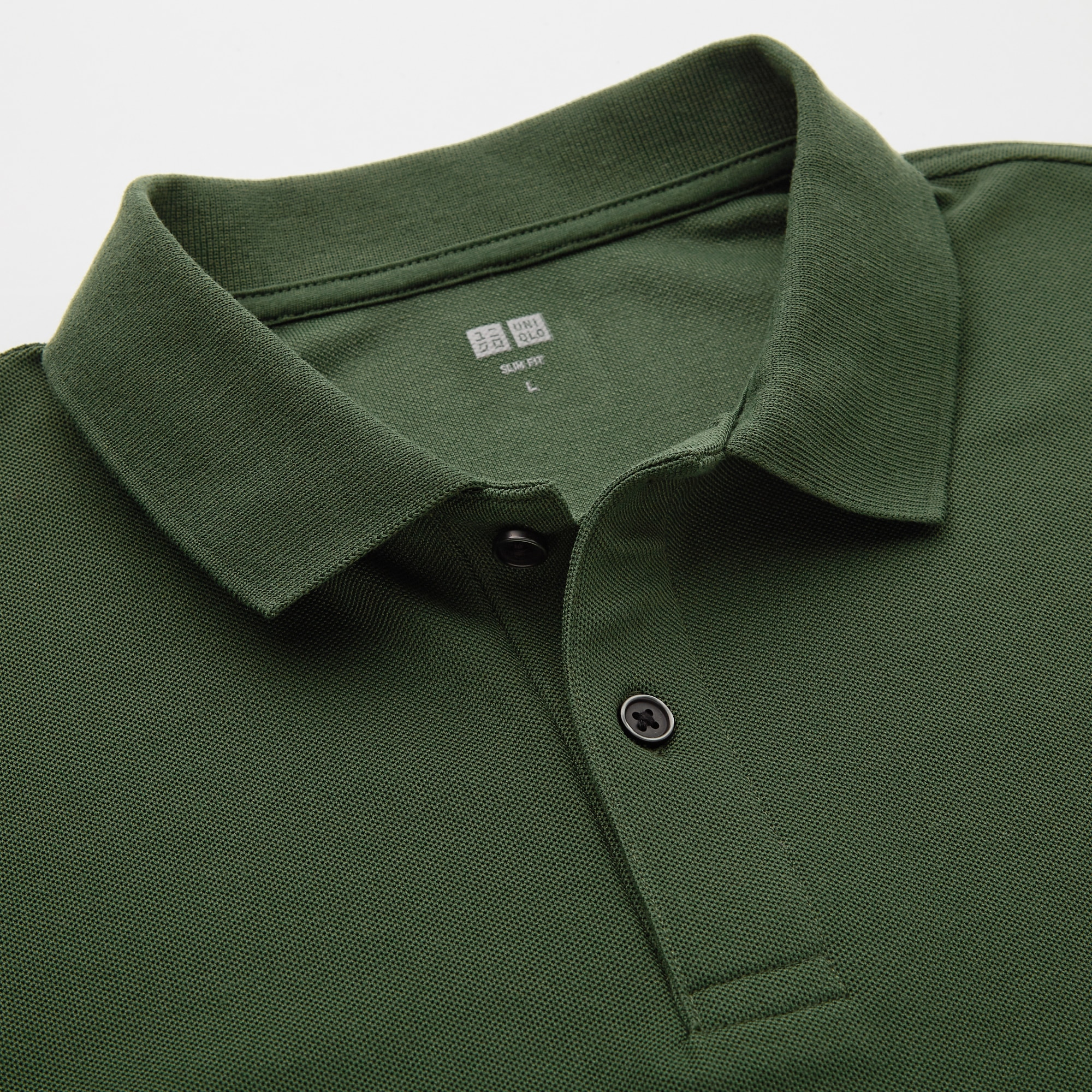 UNIQLO FOREST GREEN POLO SHIRT forest green polo  Depop