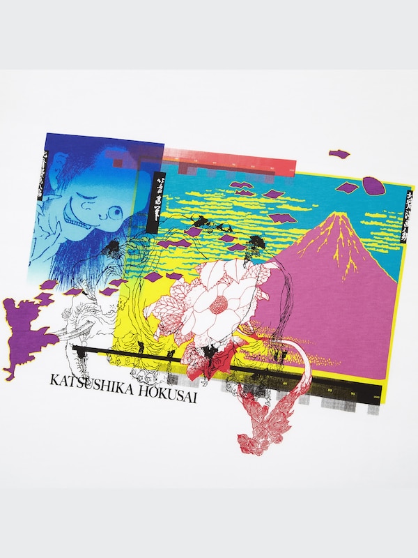 国立新美術館 佐藤可士和展 UT グラフィックTシャツ 芸艸堂｜葛飾 北斎（半袖・レギュラーフィット）