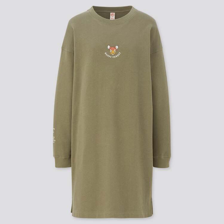 ユニクロ公式 ディズニー ファーリー フレンズ スウェットワンピース 長袖