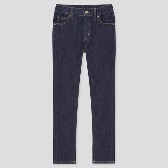 Kids ウルトラストレッチデニムスリムフィットパンツ ファスナー付 Kids ユニクロ