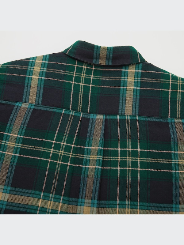 フランネルチェックシャツ（長袖）