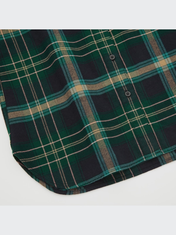 フランネルチェックシャツ（長袖）