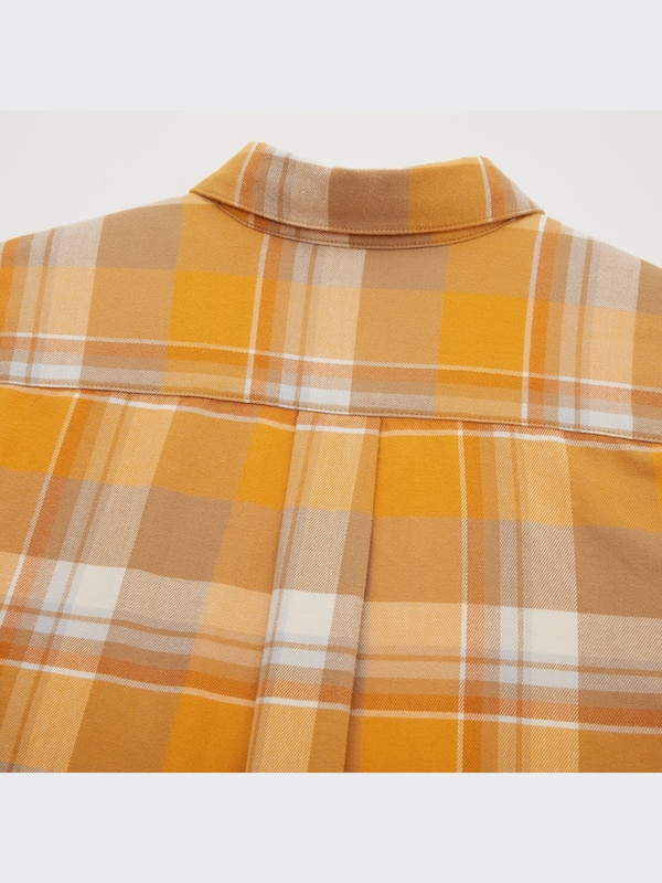 フランネルチェックシャツ（長袖）