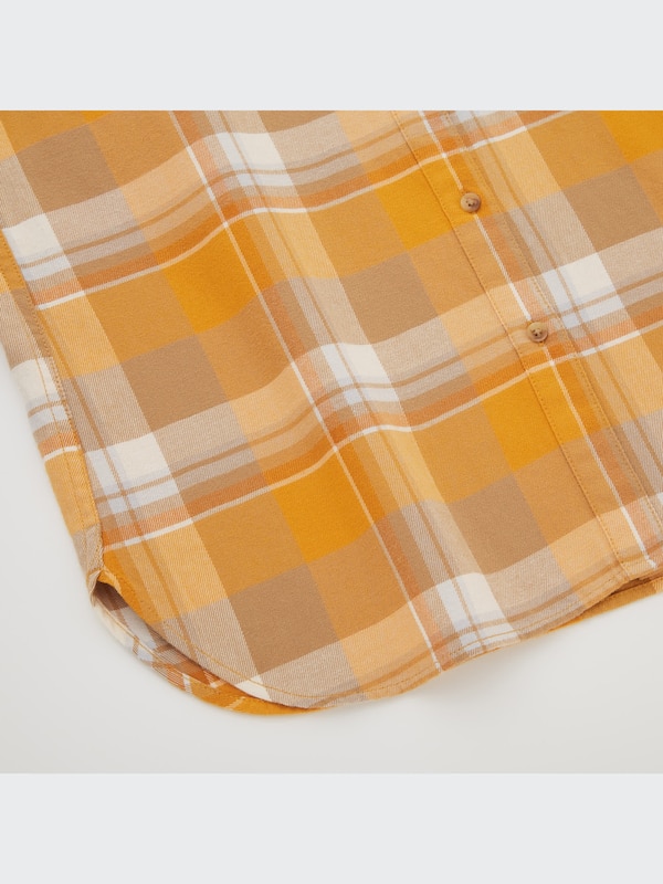 フランネルチェックシャツ（長袖）