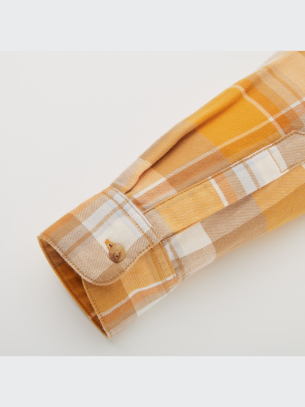 フランネルチェックシャツ（長袖）