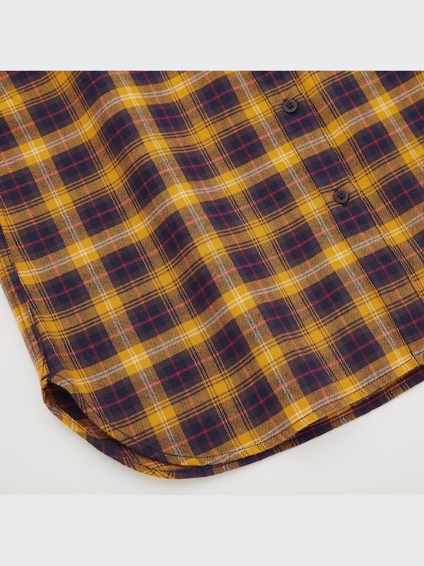 フランネルチェックシャツ（長袖）