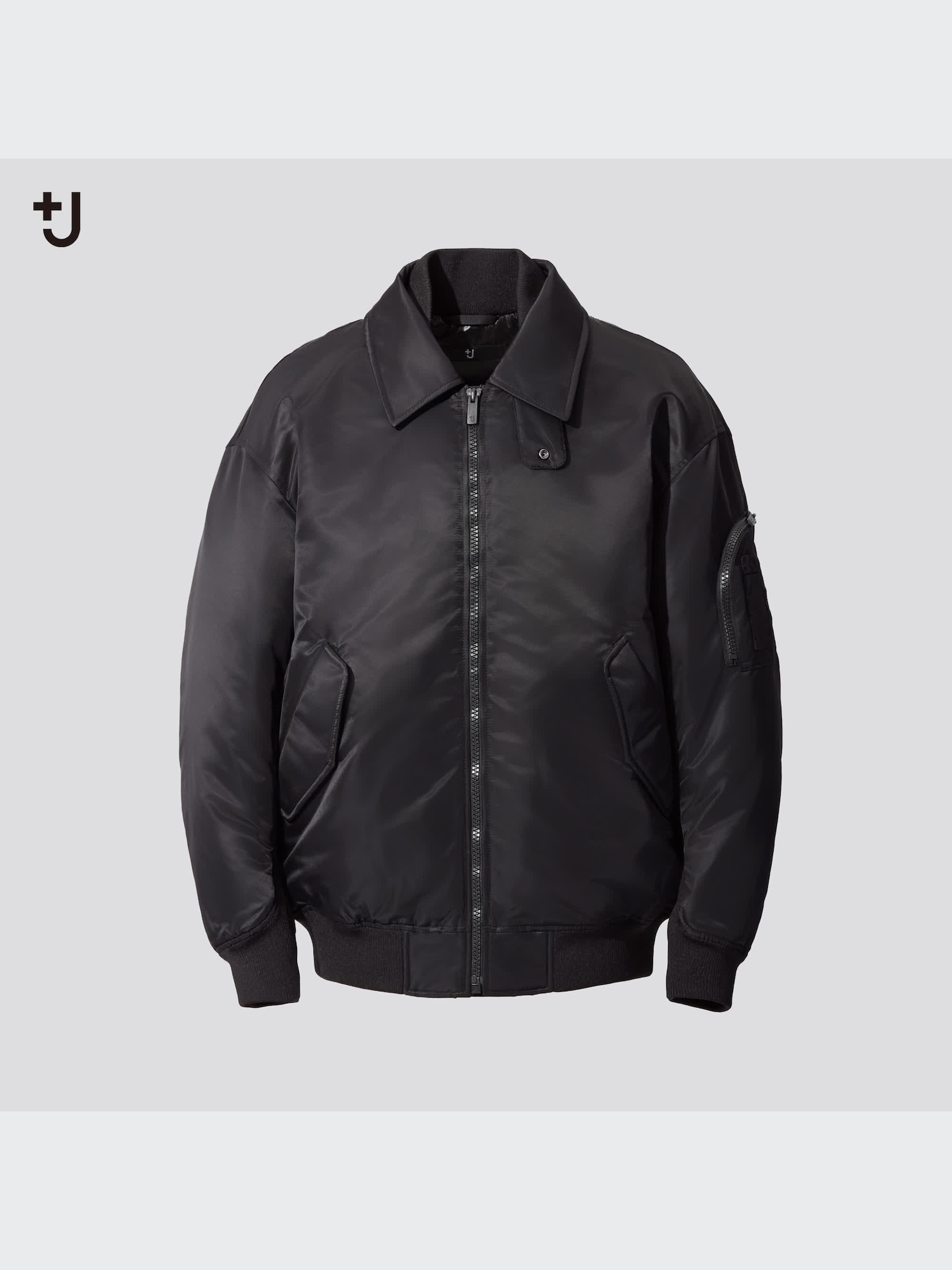 美品Uniqlo +J ダウンオーバーサイズリブブルゾン ブラック Lサイズ 安い特販 UNIQLO +J ユニクロ ダウン オーバーサイズリブブルゾン