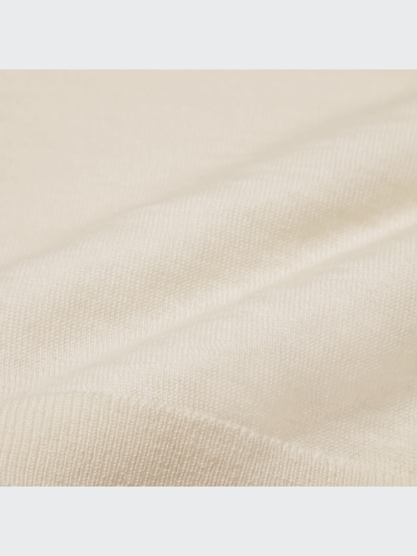 ファインゲージカシミヤクルーネックセーター（長袖）