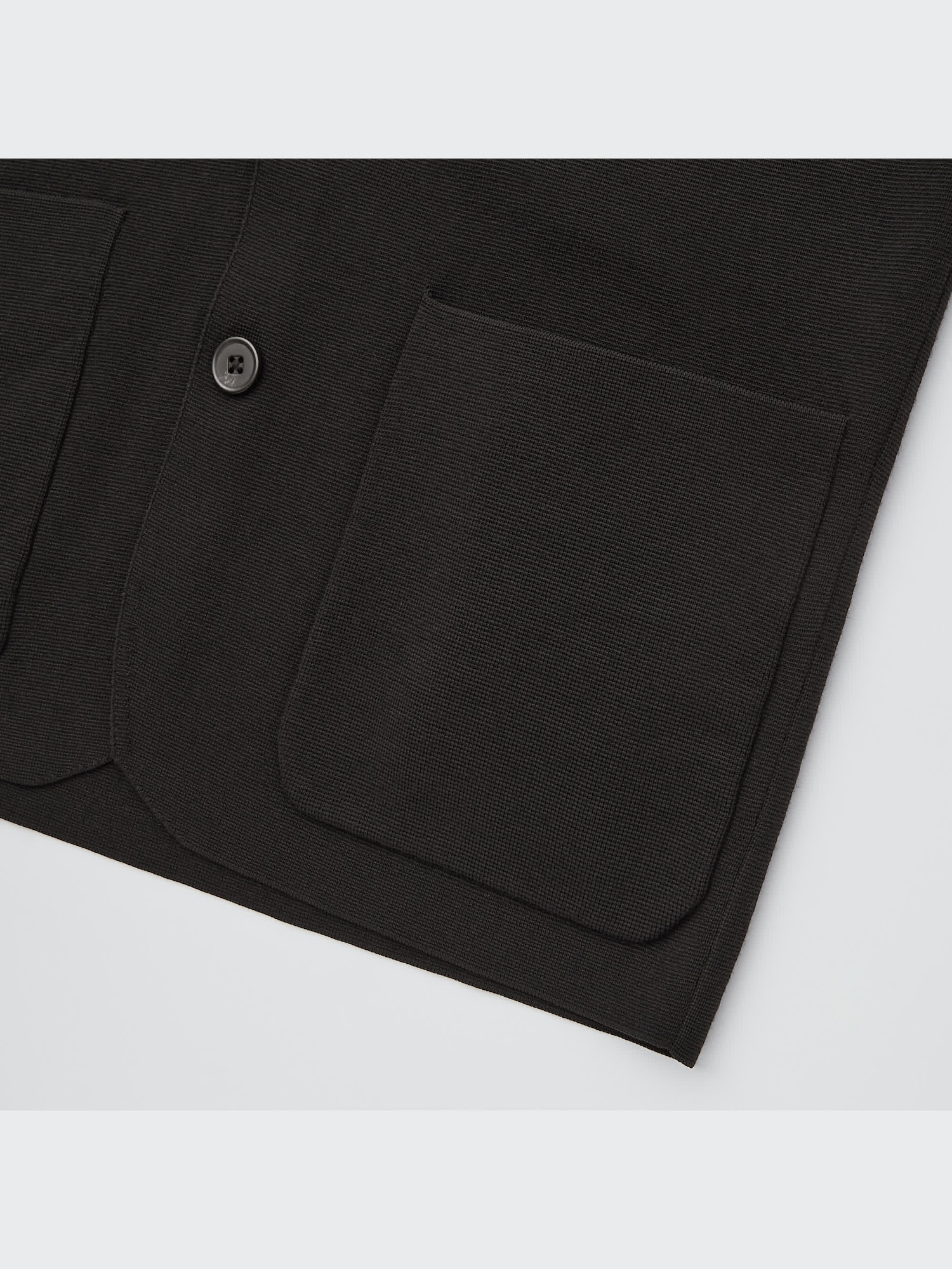 【タグ付き】UNIQLO✖︎ルメール ミラノリブ ジャケット ノーカラー ブラック UNIQLOユニクロ☆タグ付き新品☆ルメール ミラノリブジャケット