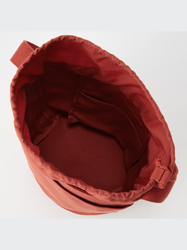 キャンバスバケットバッグ