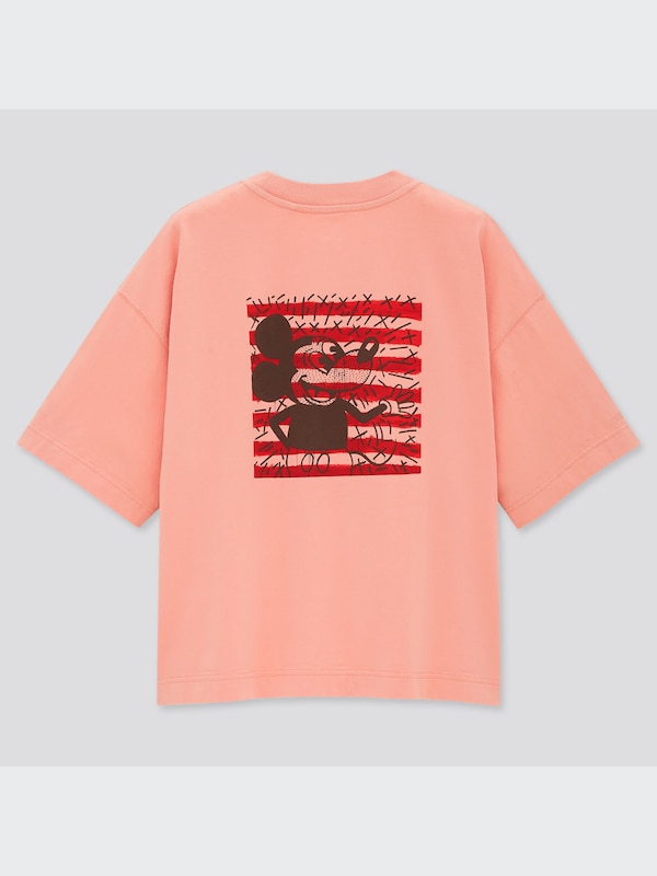 ミッキーマウス × キース・へリング UT グラフィックTシャツ（半袖・オーバーサイズフィット）