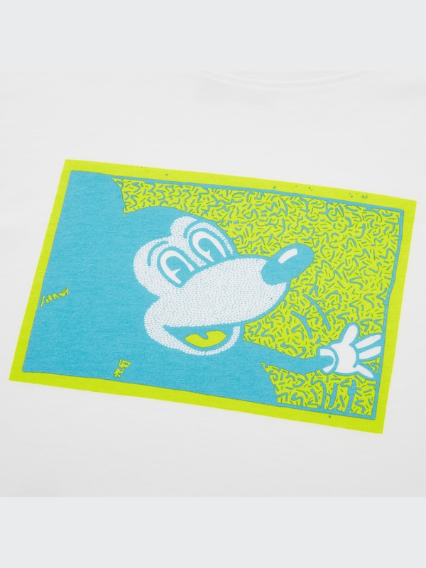 ミッキーマウス × キース・へリング UT グラフィックTシャツ（半袖・オーバーサイズフィット）