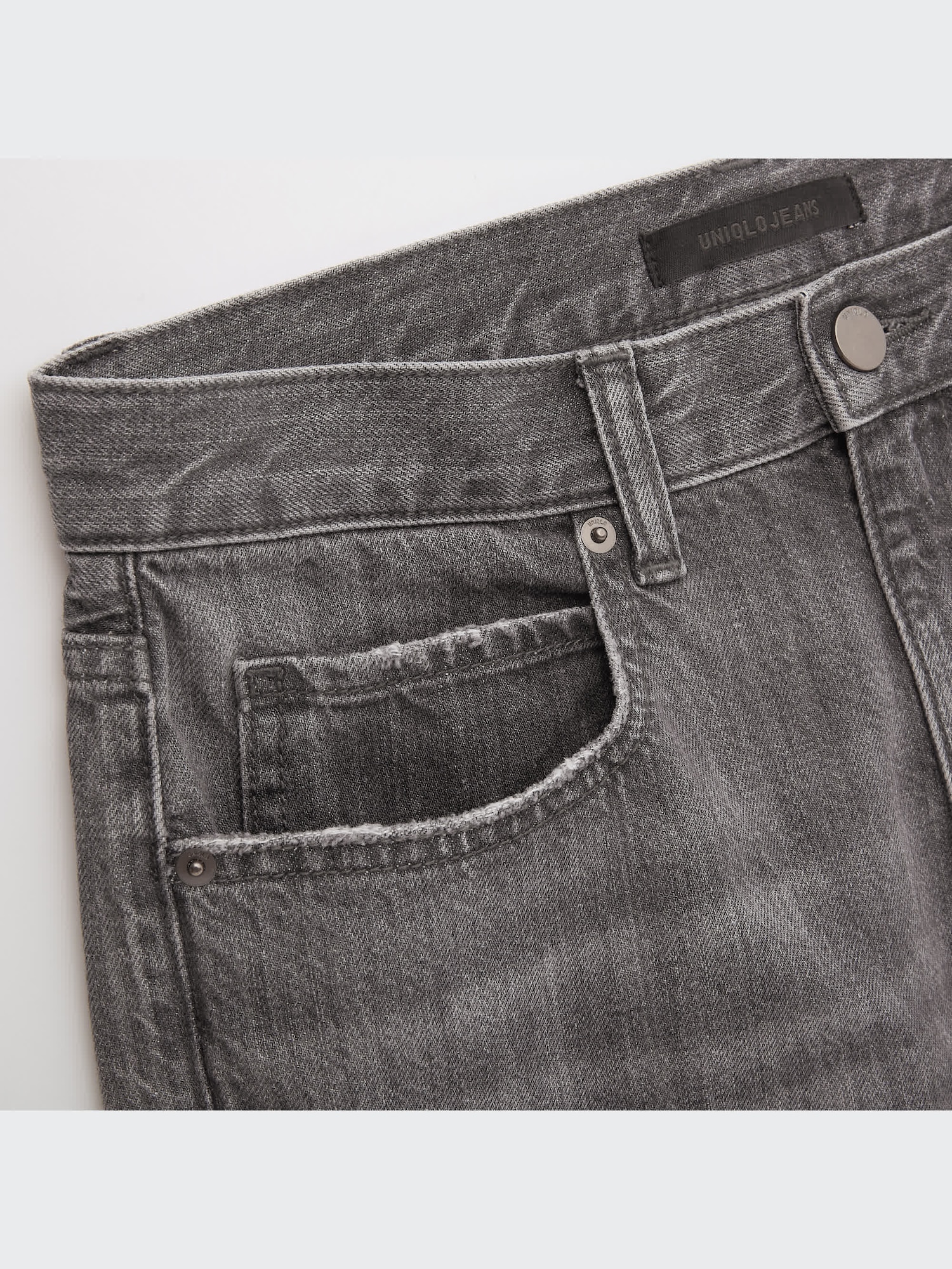 ユニクロ公式 | スラウチテーパードアンクルジーンズ（ダメージ