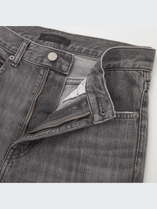 スラウチテーパードアンクルジーンズ（ダメージ・リラックステーパード・丈標準65cm）