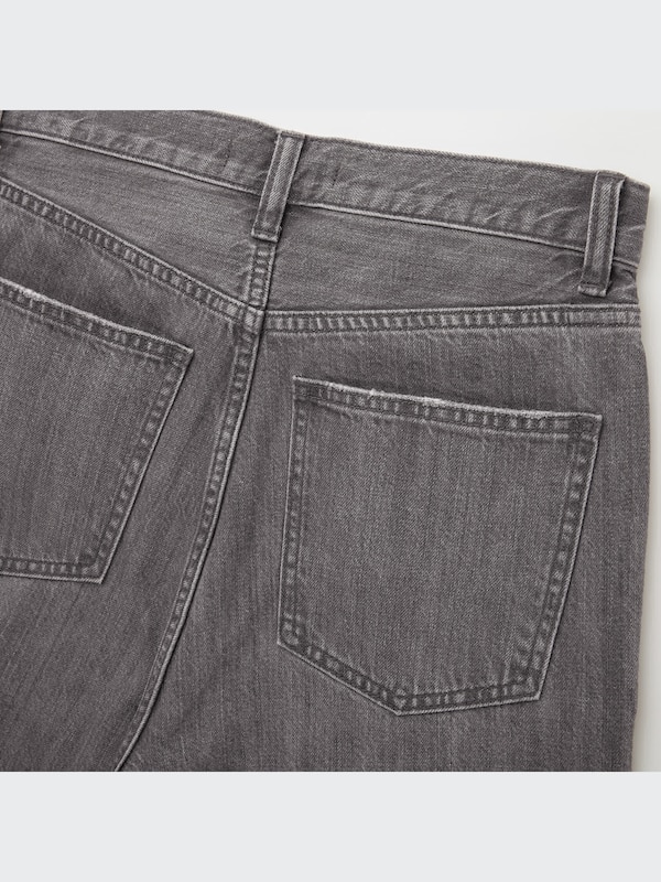 スラウチテーパードアンクルジーンズ（ダメージ・リラックステーパード・丈標準65cm）