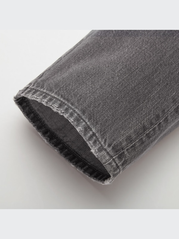 スラウチテーパードアンクルジーンズ（ダメージ・リラックステーパード・丈標準65cm）