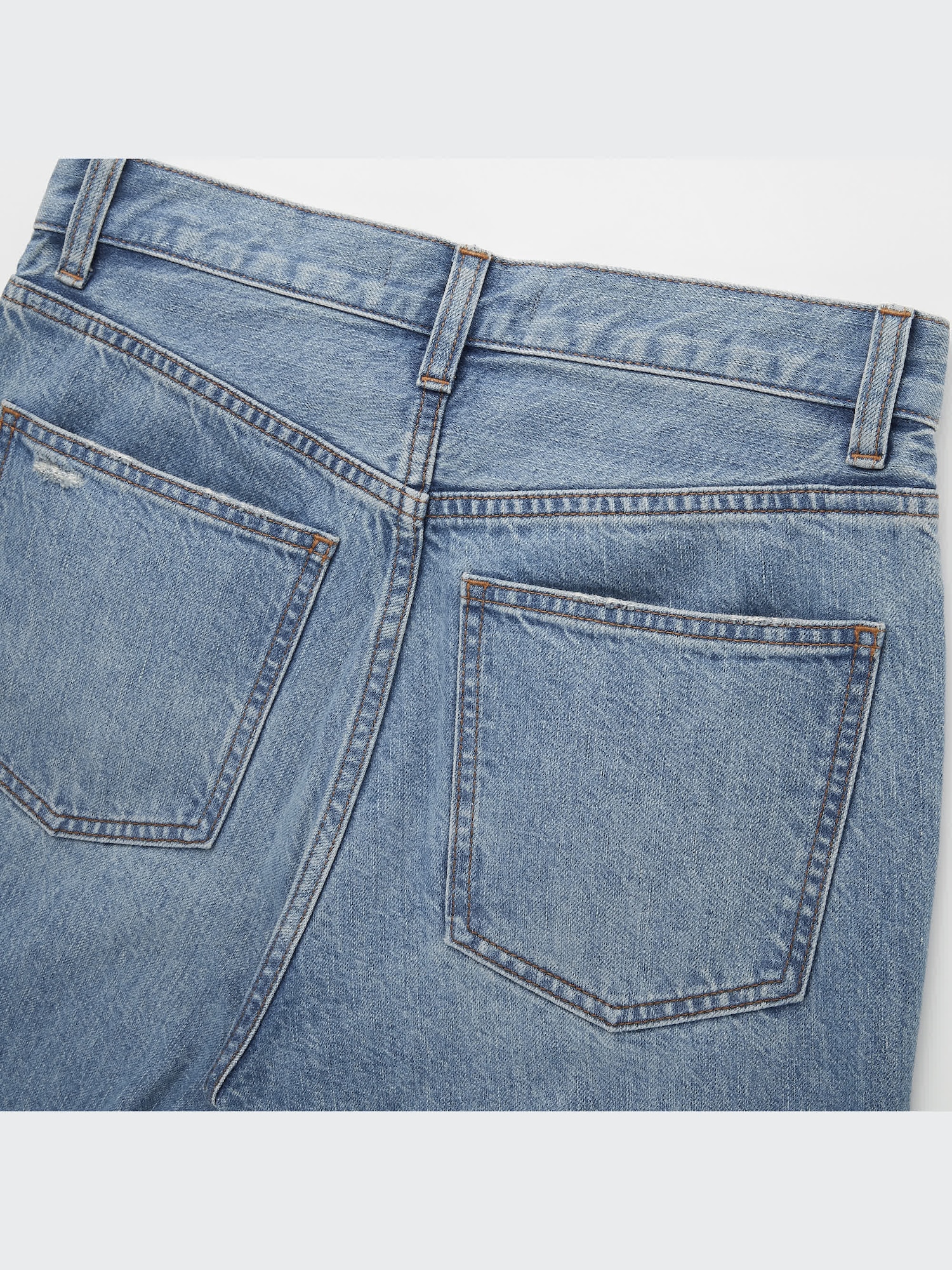 ユニクロ公式 | スラウチテーパードアンクルジーンズ（ダメージ