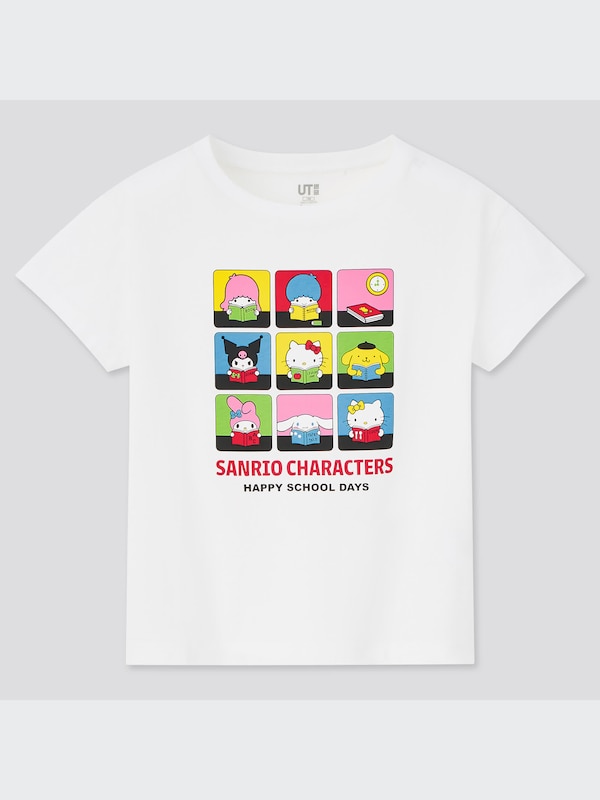 GIRLS サンリオ キャラクターズ ： ア・デイ・インマイライフ UT グラフィックTシャツ（半袖）