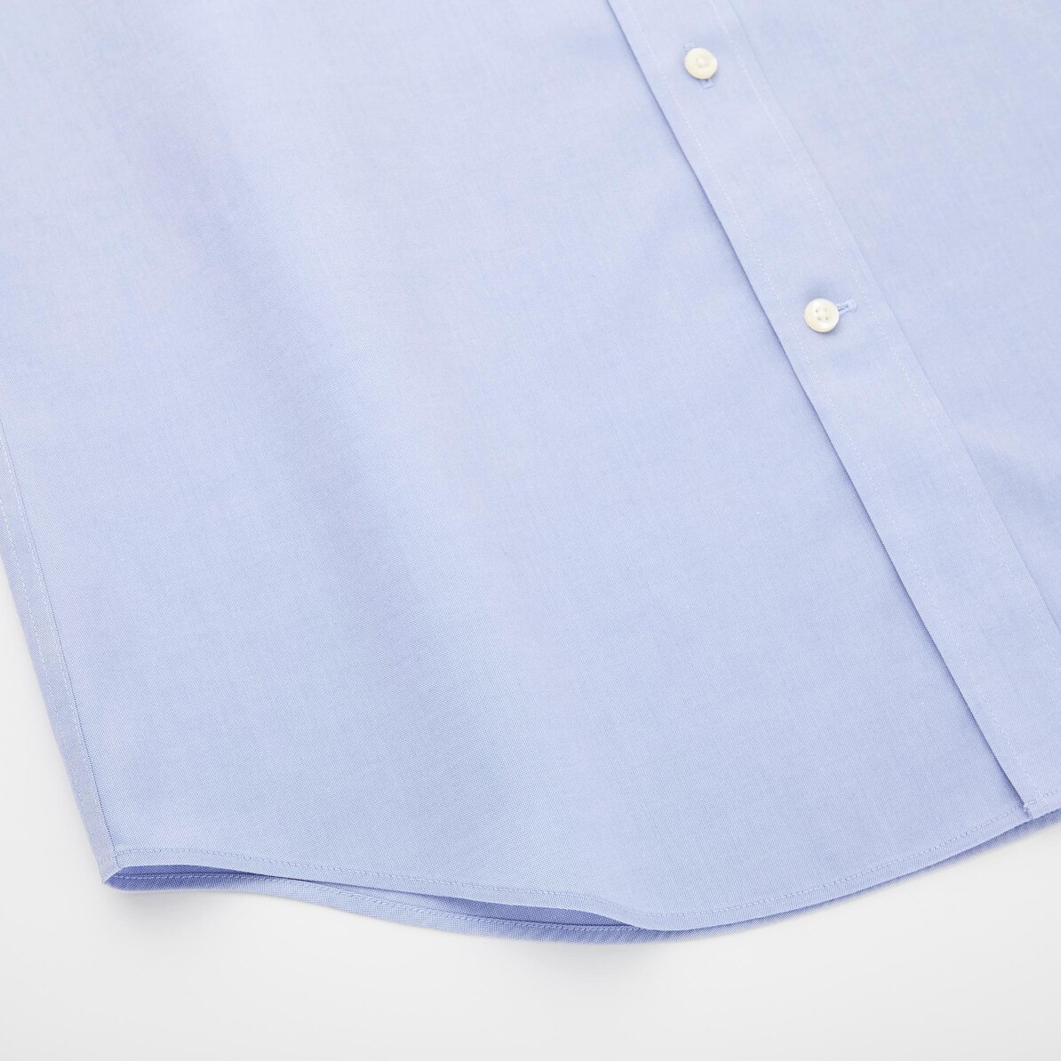 スーパーノンアイロンスリムフィットシャツ セミワイドカラー Sサイズ 長袖 Men ユニクロ