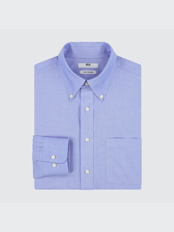 スーパーノンアイロンシャツ（ボタンダウンカラー・Lサイズ・長袖）2022年モデル