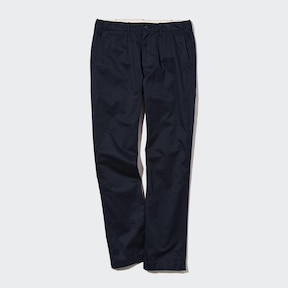 EASY RELAXED ANKLE PANTS HICKORY