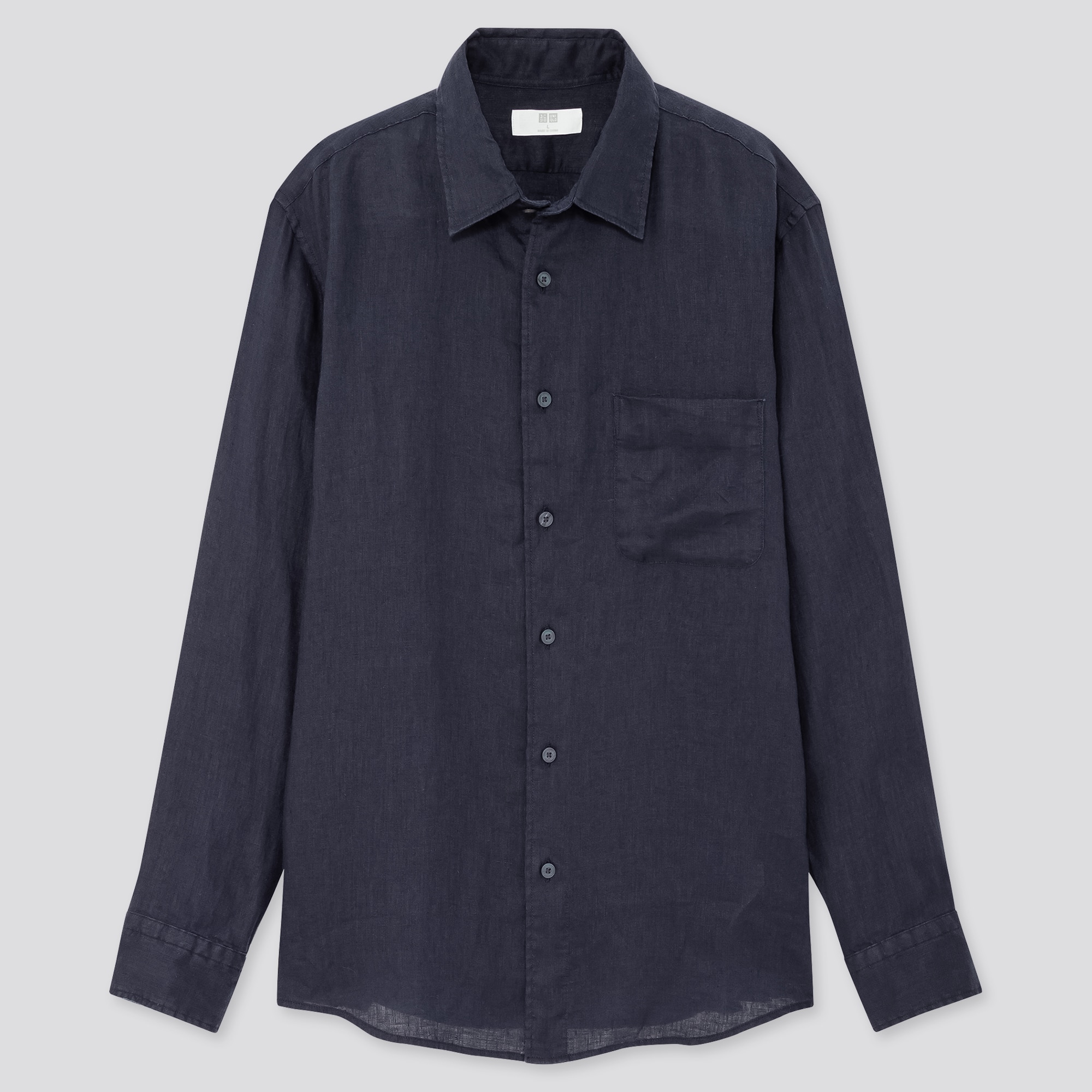 MEN S PREMIUM LINEN LONG SLEEVE SHIRT UNIQLO PH