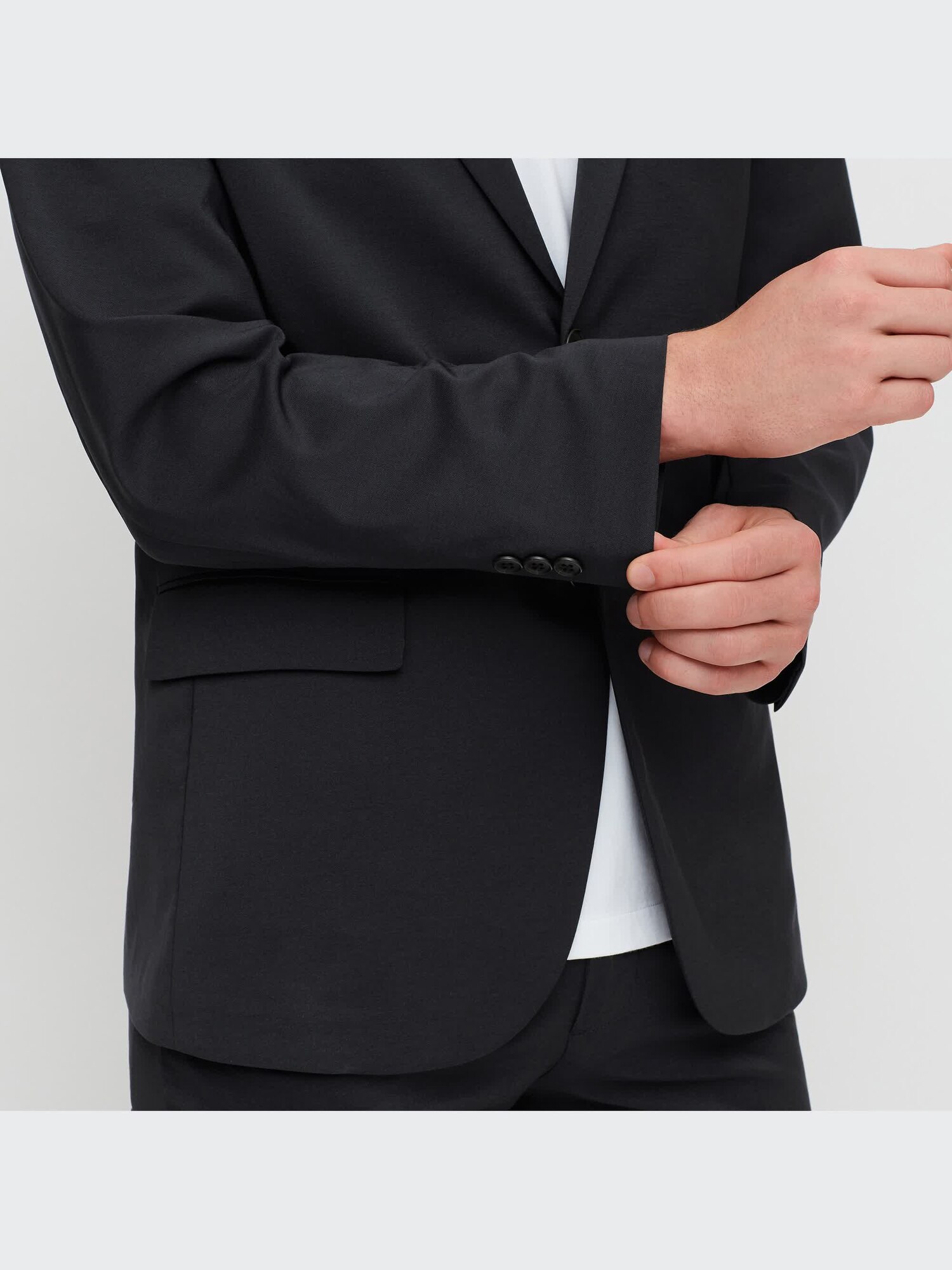 UNIQLO 感動ジャケット ブラック 4XL UNIQLO - ユニクロ 感動ジャケット ウールライク アウター